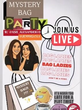 Live Show Listing to Party w/ The Bag Ladies🛍️
